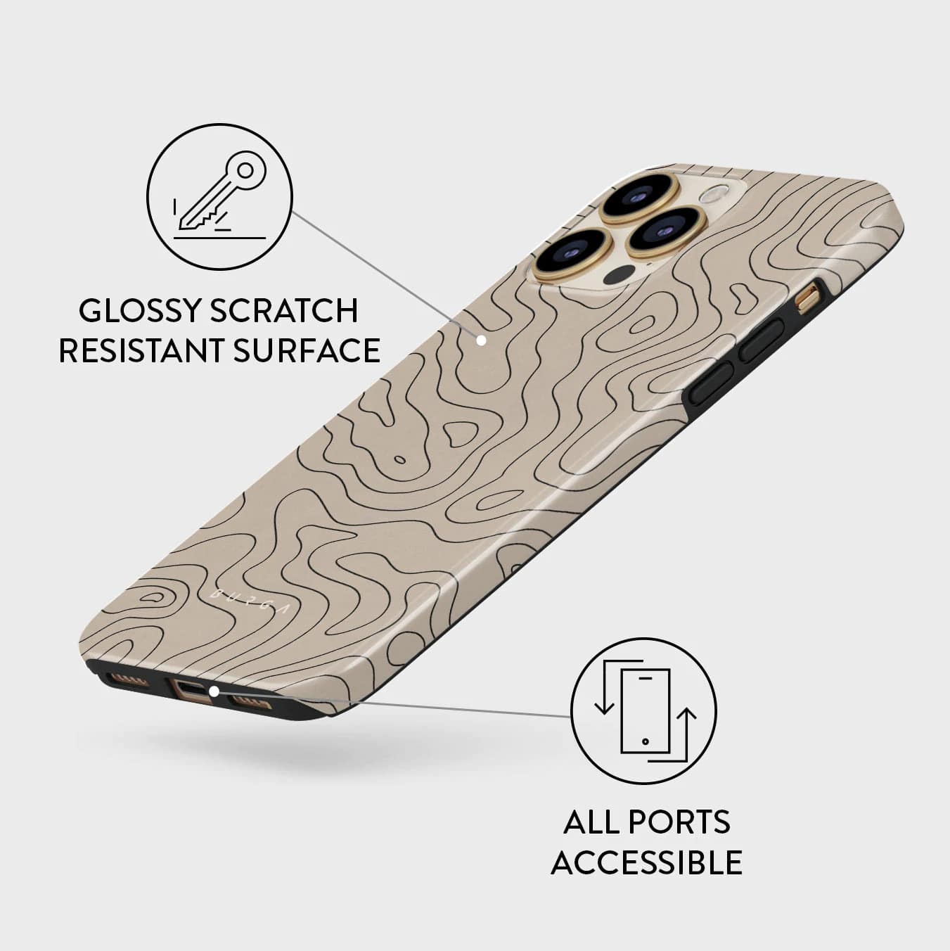Burga iPhone 13 Pro Fashion Tough Σκληρή Θήκη - Wild Terrain