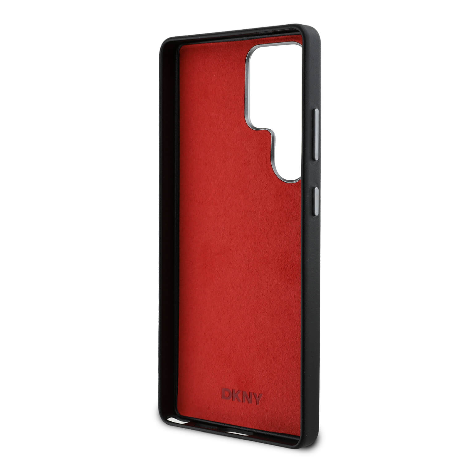 DKNY Samsung Galaxy S25 Ultra - Leather Heart of NY - MagSafe Σκληρή Θήκη με Επένδυση Συνθετικού Δέρματος - Black