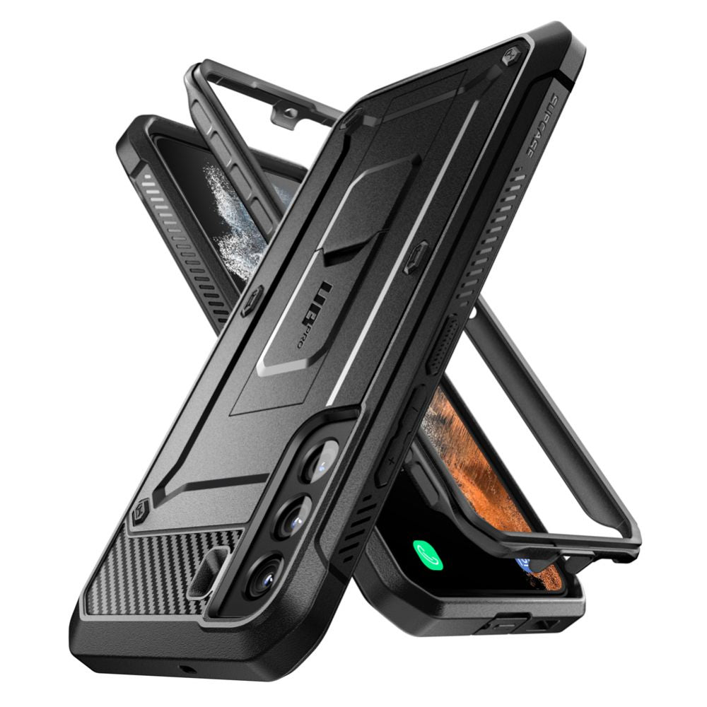 Supcase Samsung Galaxy S22 Plus Unicorn Beetle Pro Σκληρή Θήκη με Stand - Black