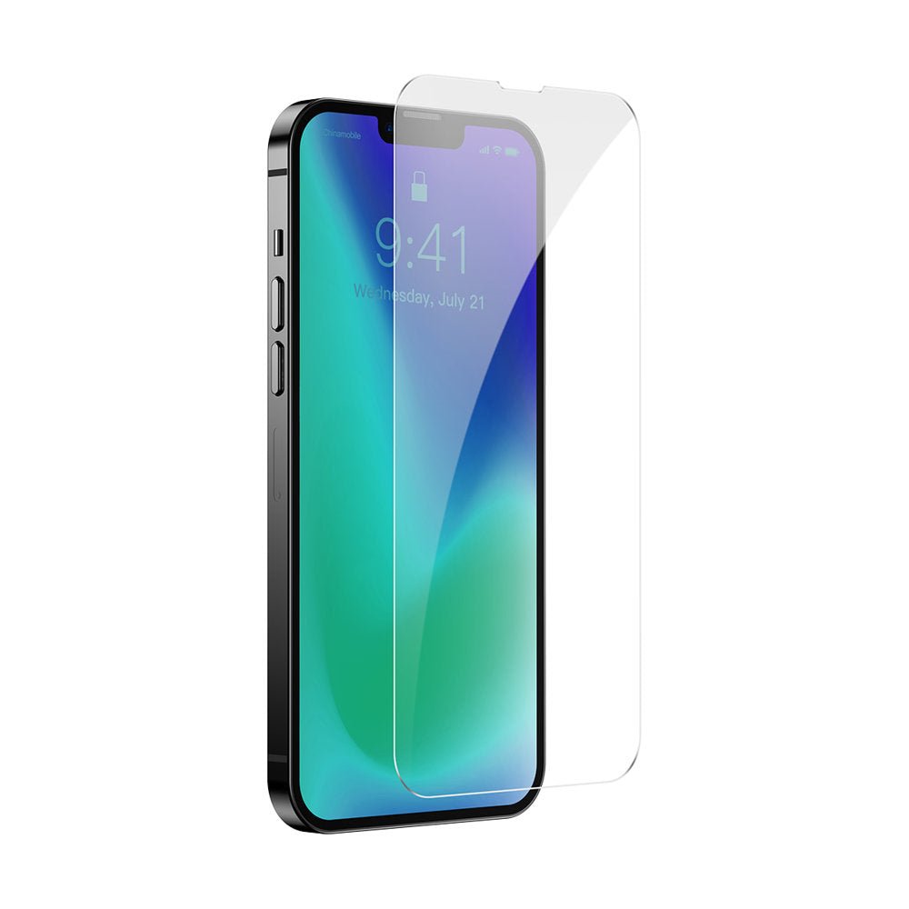 Baseus iPhone 13 Pro Max 0.3mm Full Glass Full Screen Αντιχαρακτικό Γυαλί Οθόνης - 2 Τεμάχια - Clear - SGBL020202