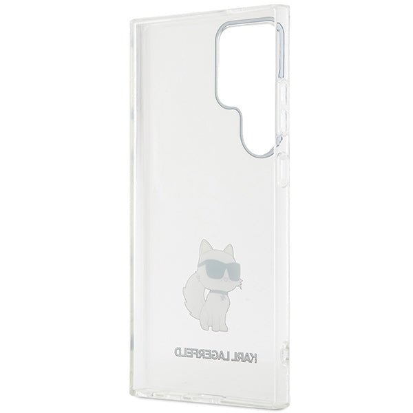 Karl Lagerfeld Samsung Galaxy S24 Ultra - IML Choupette Σκληρή Θήκη με Πλαίσιο Σιλικόνης - Διάφανη - KLHCS24LHNCHTCT