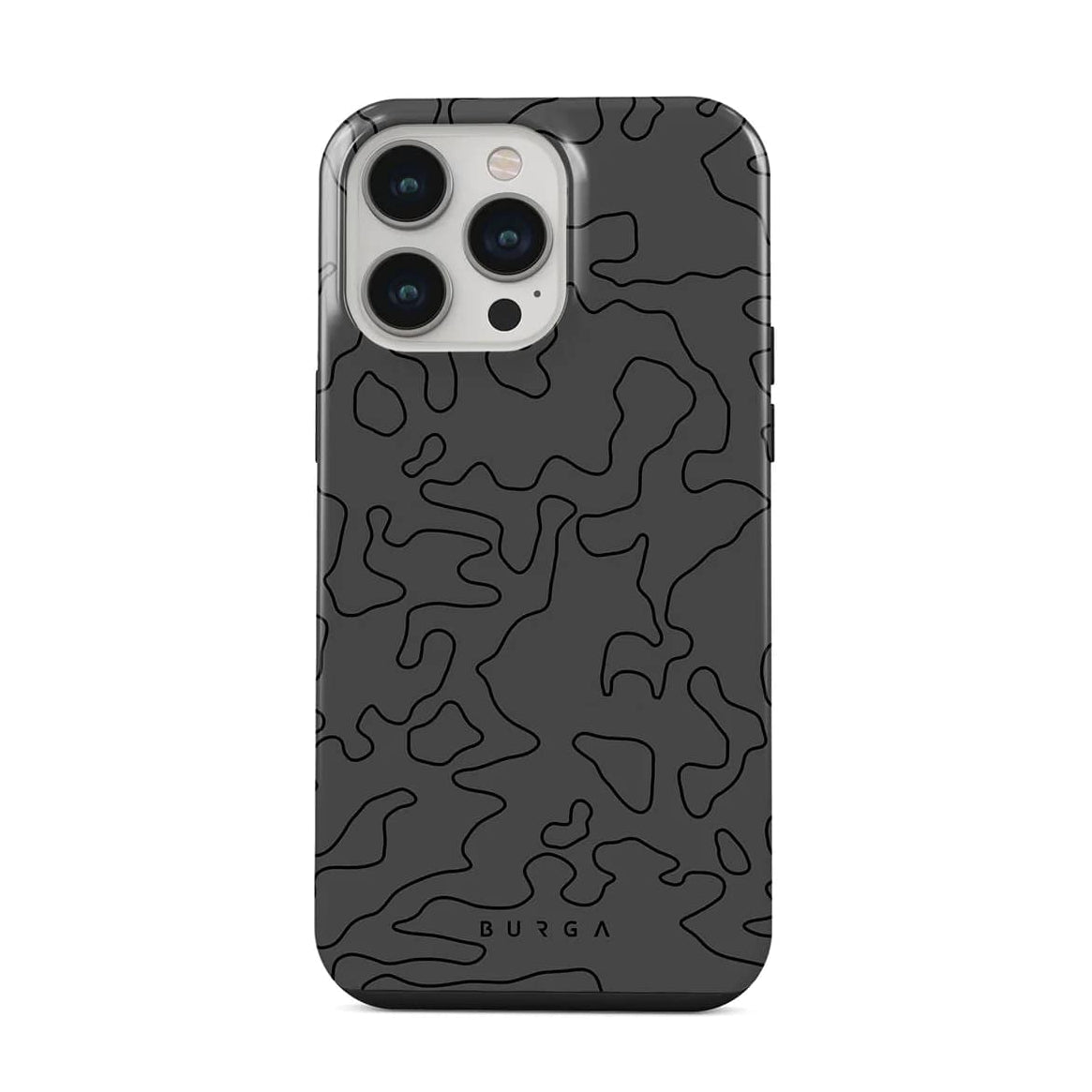 Burga iPhone 14 Pro Fashion Tough Σκληρή Θήκη - Black Rock