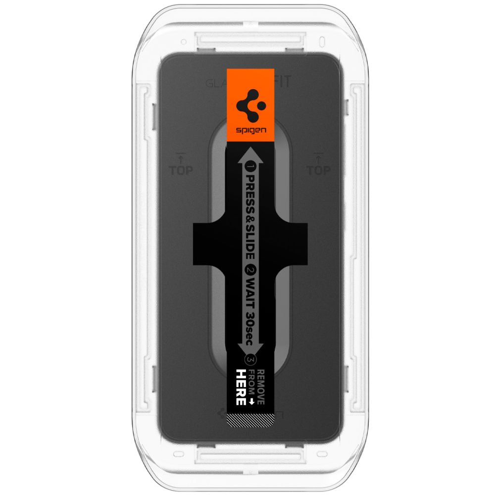 Spigen Samsung Galaxy S24 / S25 Glas.TR EZ Fit 0.2mm 2.5D 9H Tempered Glass Αντιχαρακτικό Γυαλί Οθόνης - 2 Τεμάχια - Clear - AGL07440