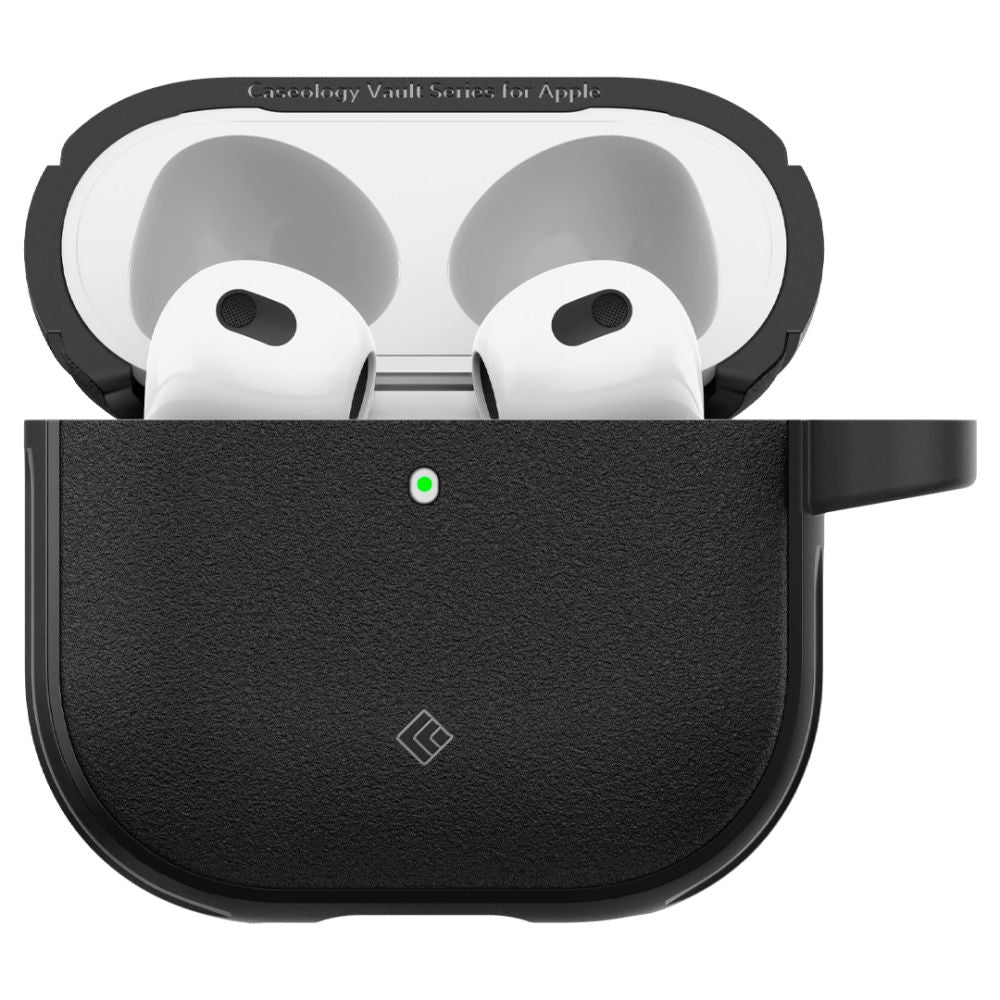 Caseology AirPods 4 Θήκη Σιλικόνης - Vault - Matte Black