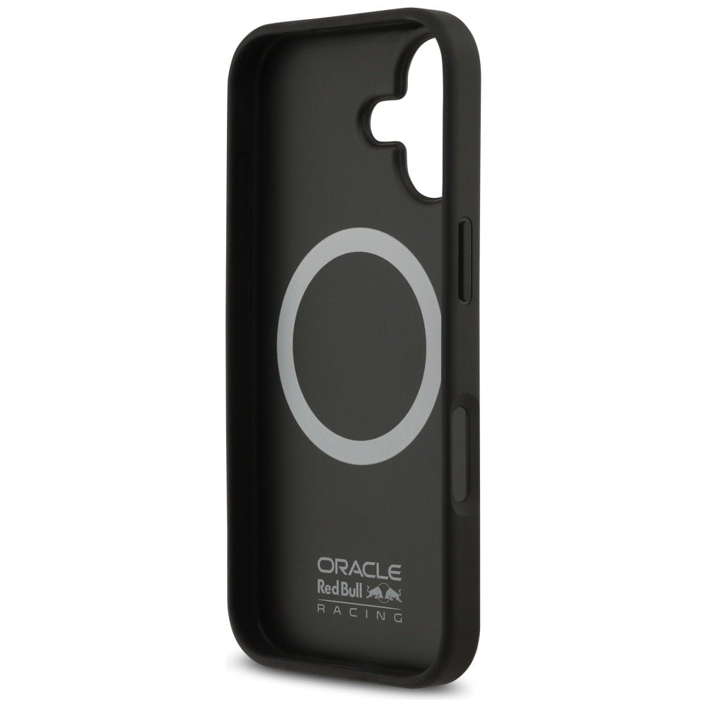 Red Bull iPhone 17 - Kevlar Logo Matt MagSafe - Σκληρή Θήκη με Πλαίσιο Σιλικόνης - Black - RBHMP17S24CFOSK