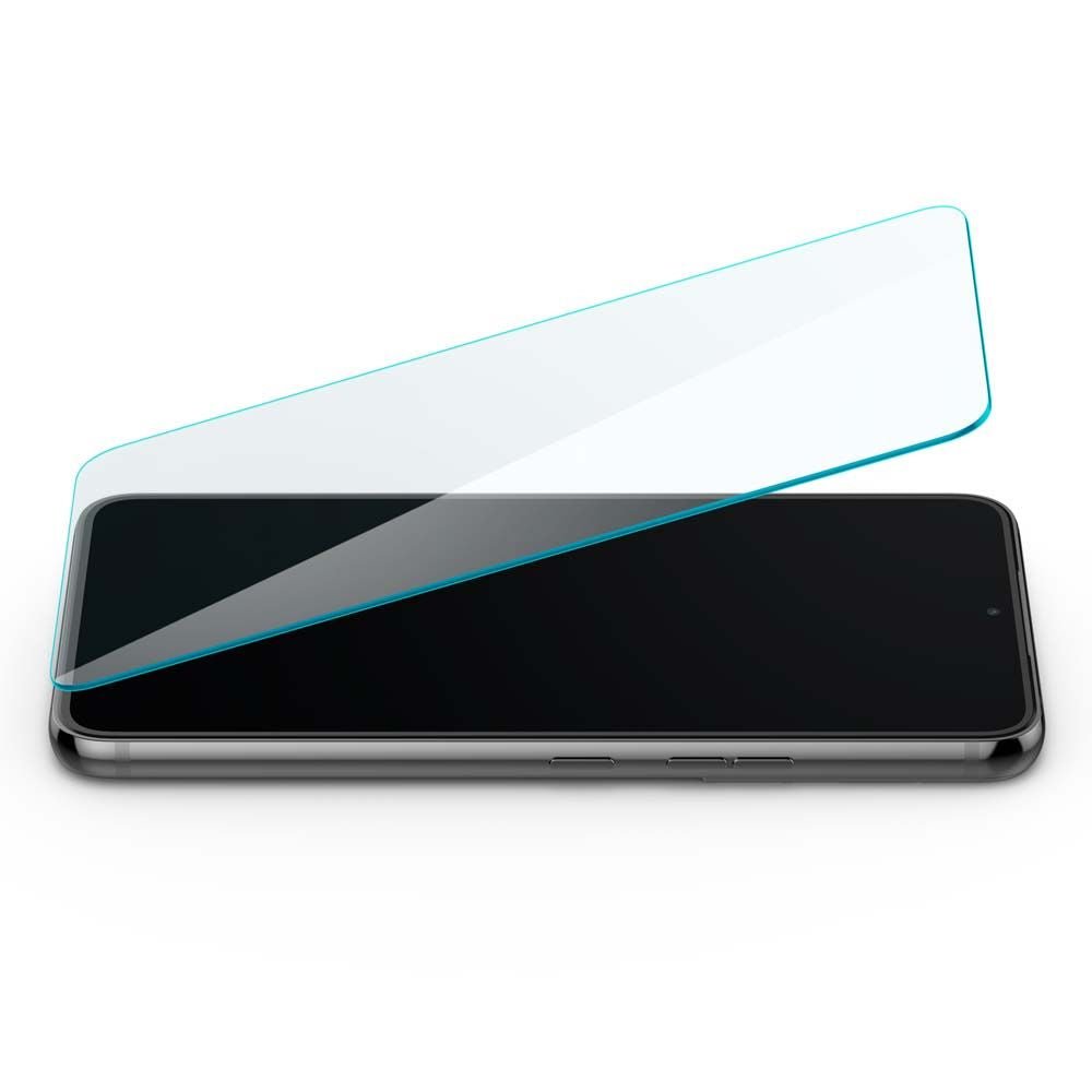 Spigen Samsung Galaxy S22 GLAS.tR Slim HD Case Friendly Full Screen Tempered Glass Αντιχαρακτικό Γυαλί Οθόνης 9H - Clear - AGL04155
