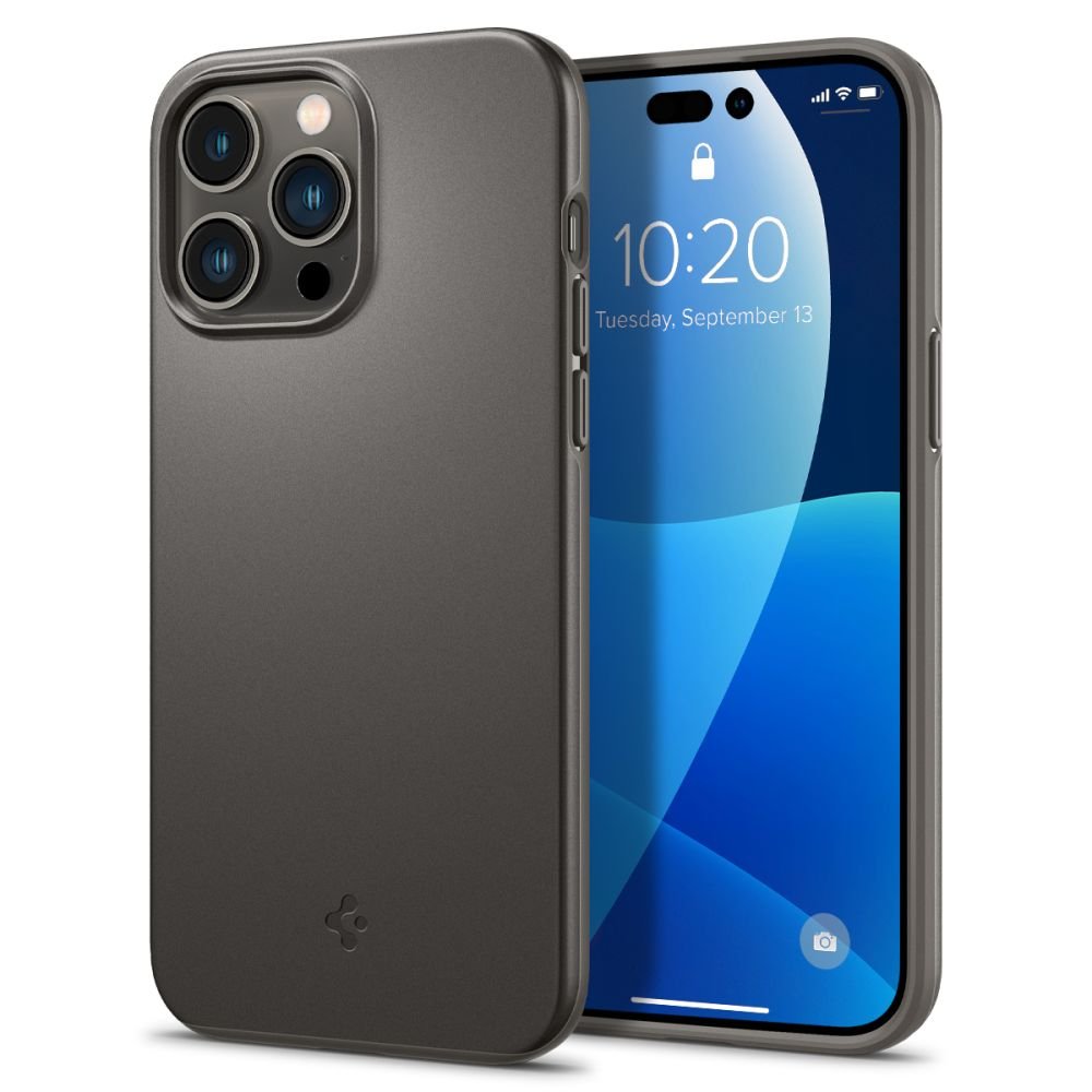 Spigen iPhone 14 Pro Thin Fit Σκληρή Θήκη - Gunmetal