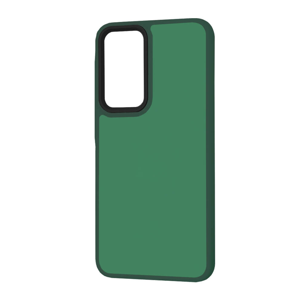 Techsuit Samsung Galaxy A56 5G - HaloFrost Series - Σκληρή Θήκη με Πλαίσιο Σιλικόνης - Midnight Green