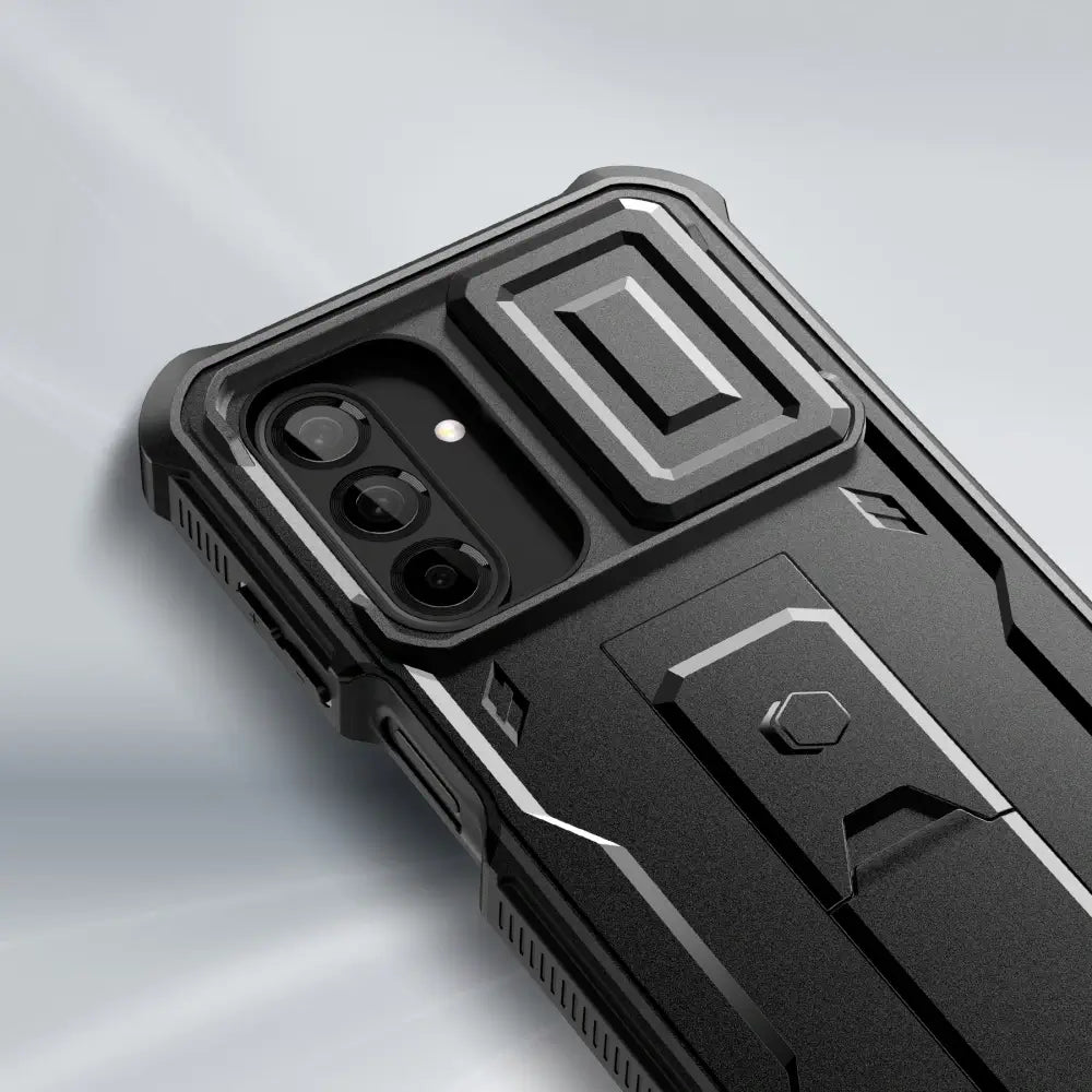 Tech - Protect Samsung Galaxy A26 5G Kevlar Cam+ Θήκη 360 Full Body με Προστασία για την Οθόνη και την Κάμερα και Stand - Black