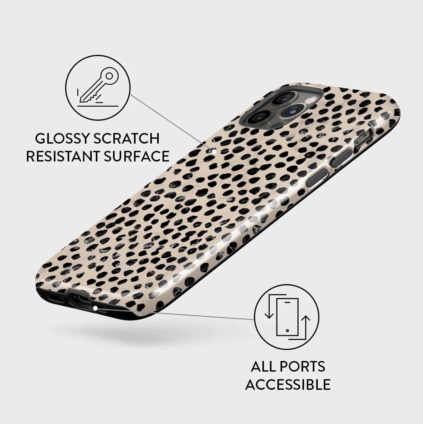 Burga iPhone 12 Pro Max Fashion Tough Σκληρή Θήκη - Almond Latte