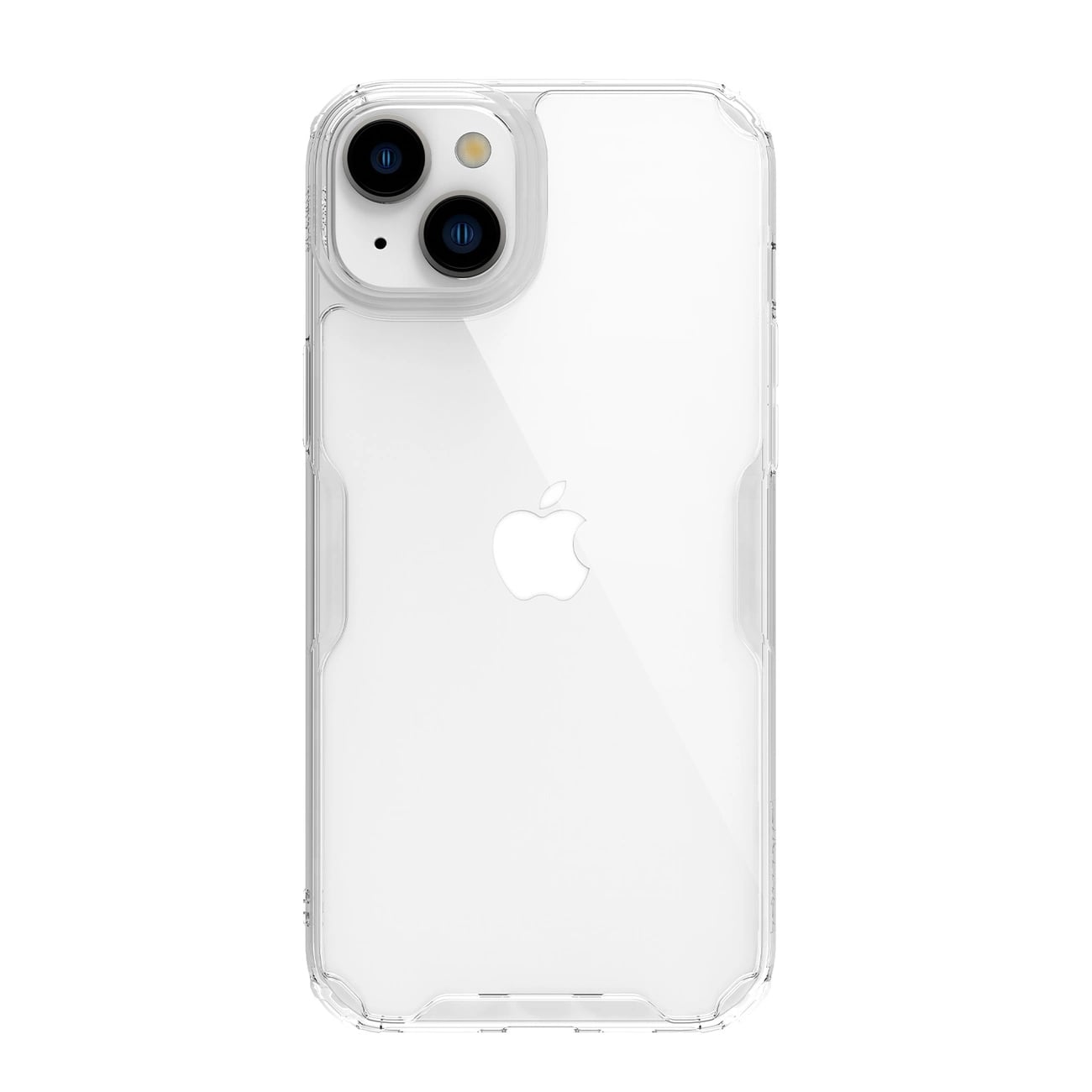 Nillkin iPhone 15 Nature Pro - Σκληρή Θήκη με Πλαίσιο Σιλικόνης - Διάφανη