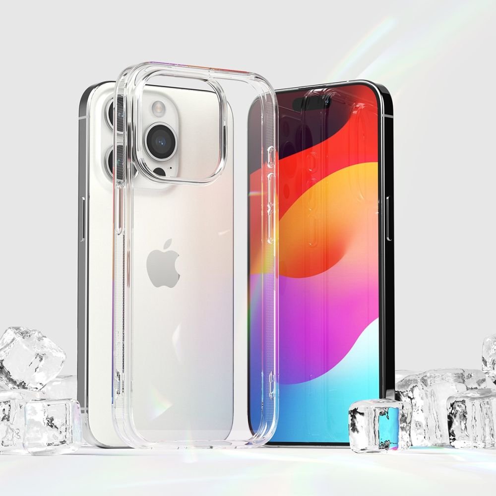 Ringke iPhone 15 Pro Max Fusion Σκληρή Θήκη με Πλαίσιο Σιλικόνης - Διάφανη