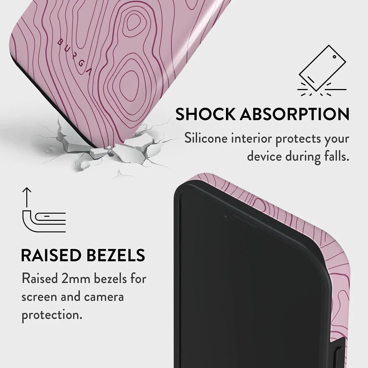 Burga iPhone 14 Plus Fashion Tough Σκληρή Θήκη - Maze