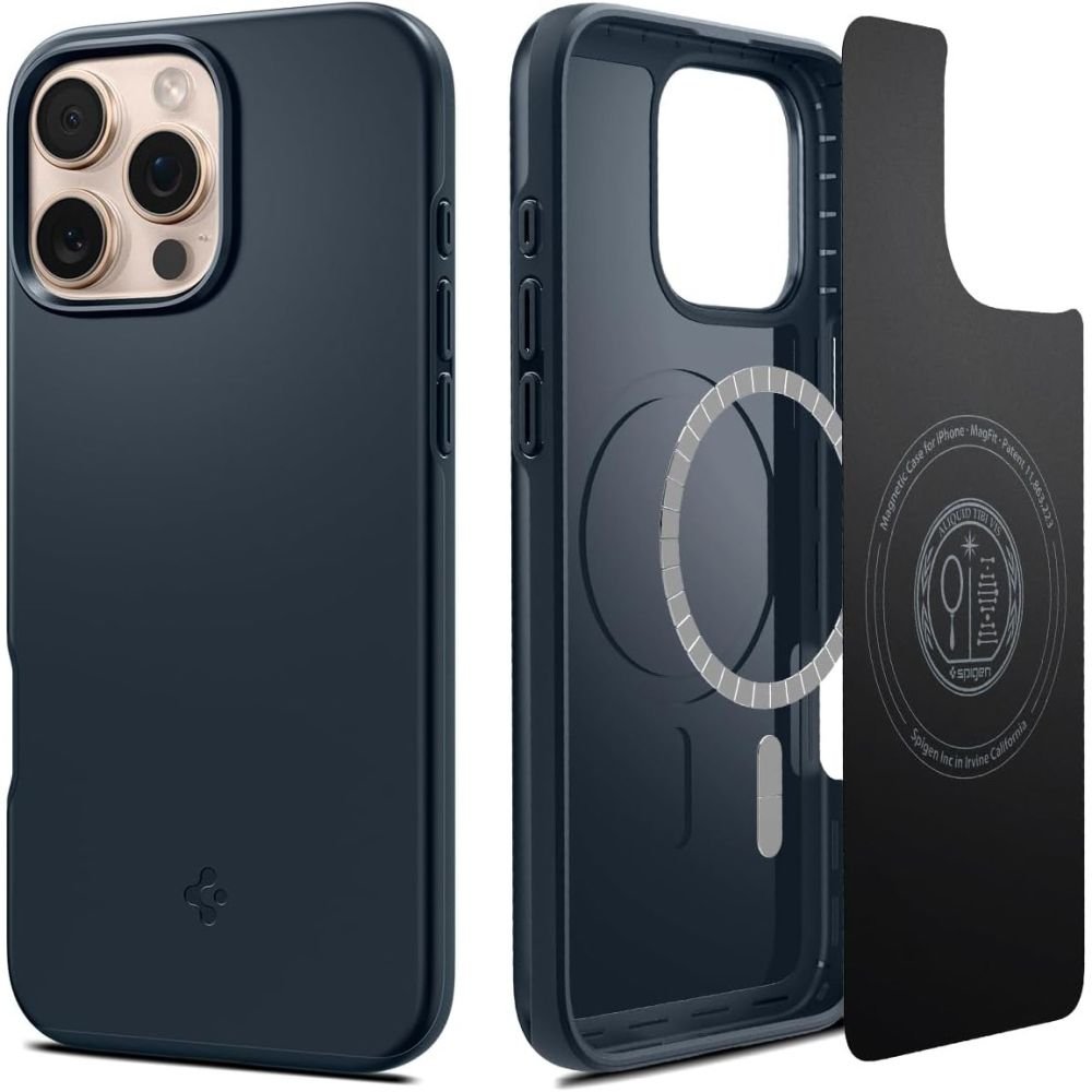 Spigen iPhone 16 Pro Thin Fit Mag Θήκη με MagSafe - Metal Slate