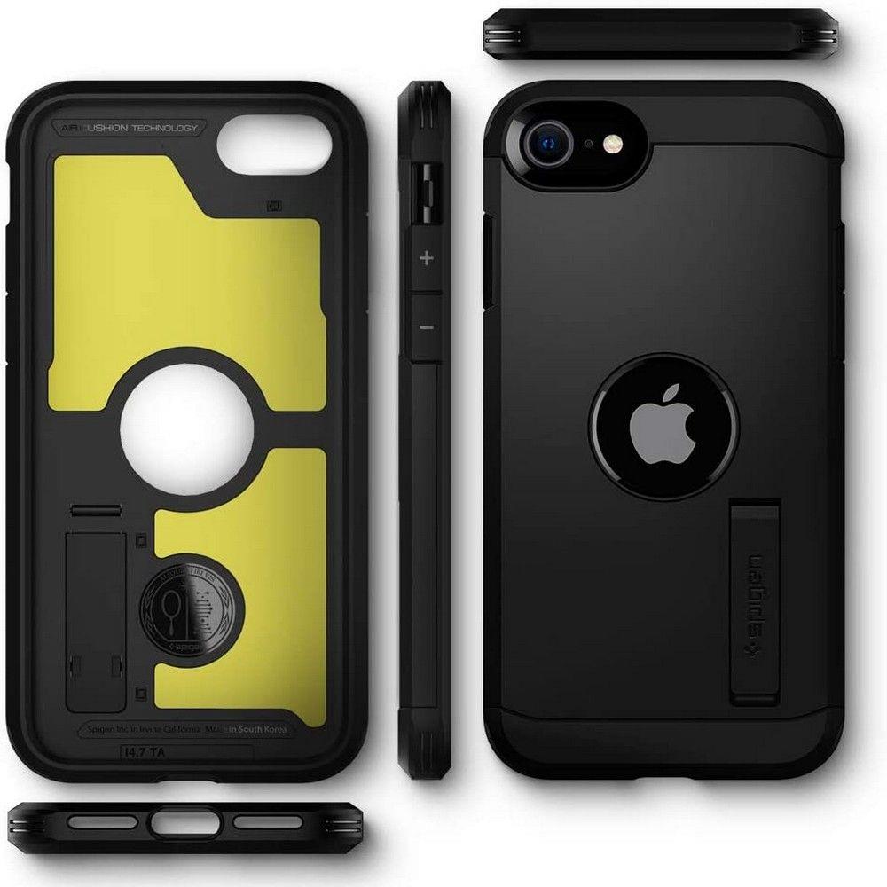 Spigen iPhone SE 2022 / SE 2020 Tough Armor Σκληρή Θήκη - Black