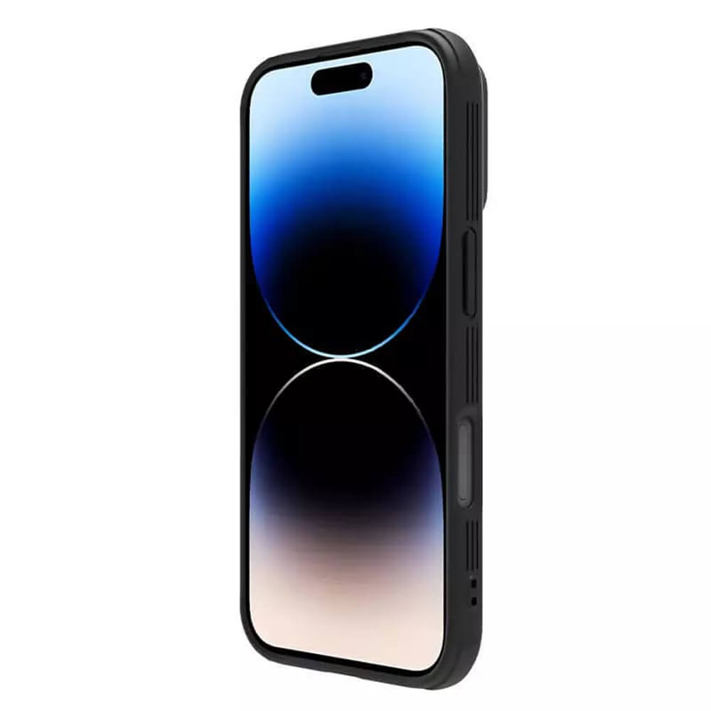 Nillkin iPhone 16 CamShield Pro Magnetic Σκληρή Θήκη με Κάλυμμα για την Κάμερα και MagSafe - Black