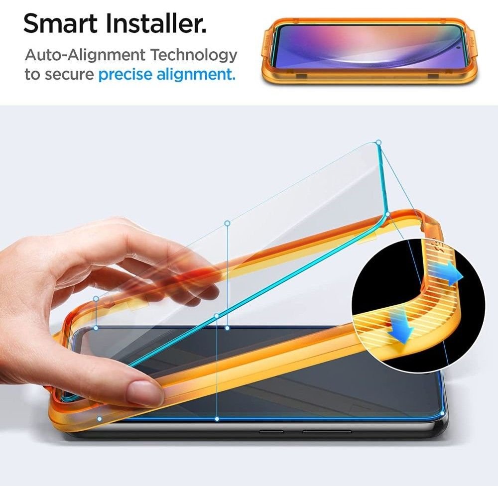 Spigen Samsung Galaxy A54 5G ALM GLAS.tR HD Tempered Glass Αντιχαρακτικό Γυαλί Οθόνης 9H - 2 Τεμάχια - Διάφανα