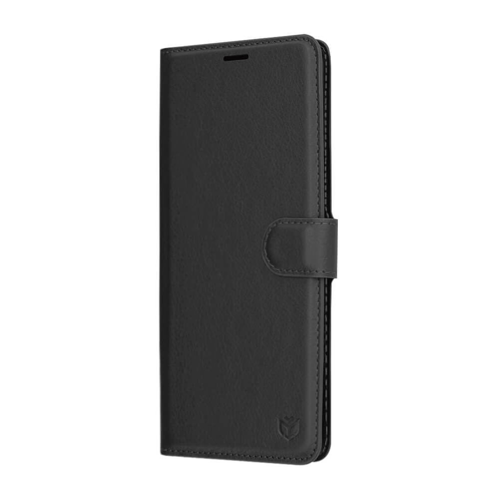 Techsuit Xiaomi Redmi Note 14 Pro 4G - Leather Folio - Θήκη Πορτοφόλι από Δερματίνη με Stand - Black