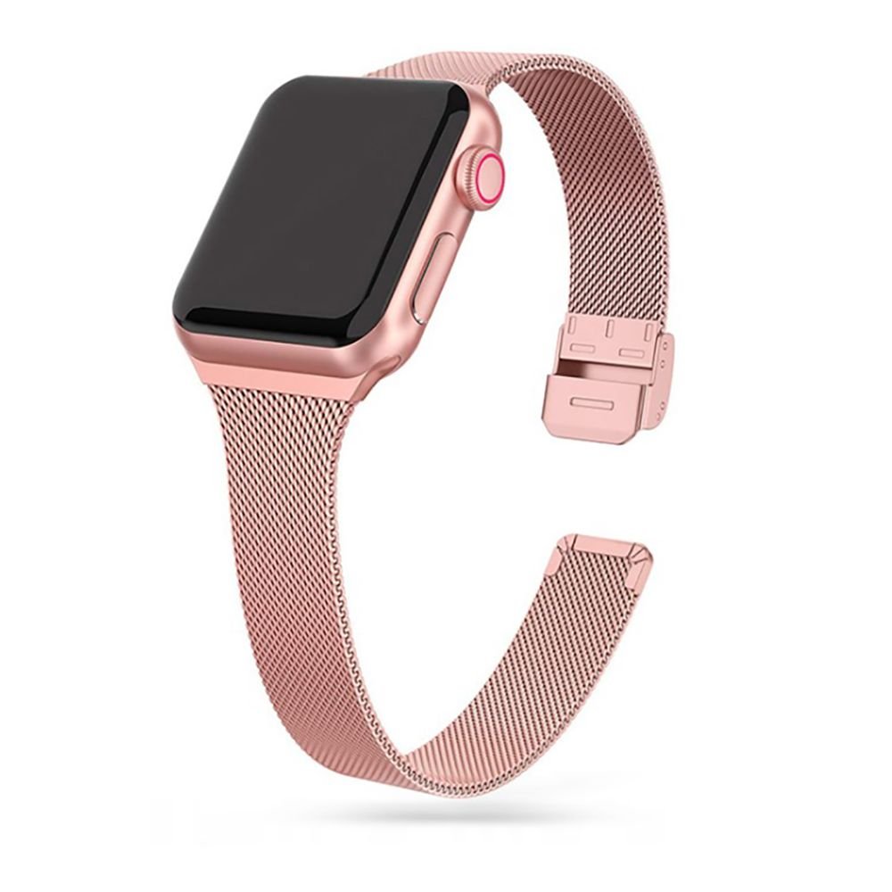 Tech - Protect Λουράκι Apple Watch 2 / 3 / 4 / 5 / 6 / 7 / 8 / 9 / SE - 38 / 40 / 41 mm MilaneseBand από Ανοξείδωτο Ατσάλι - Rose Gold