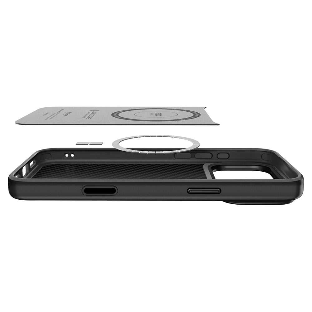 Spigen iPhone 17 Pro - Enzo Aramid T Mag - Σκληρή Θήκη Aramid Fiber με MagSafe - Black