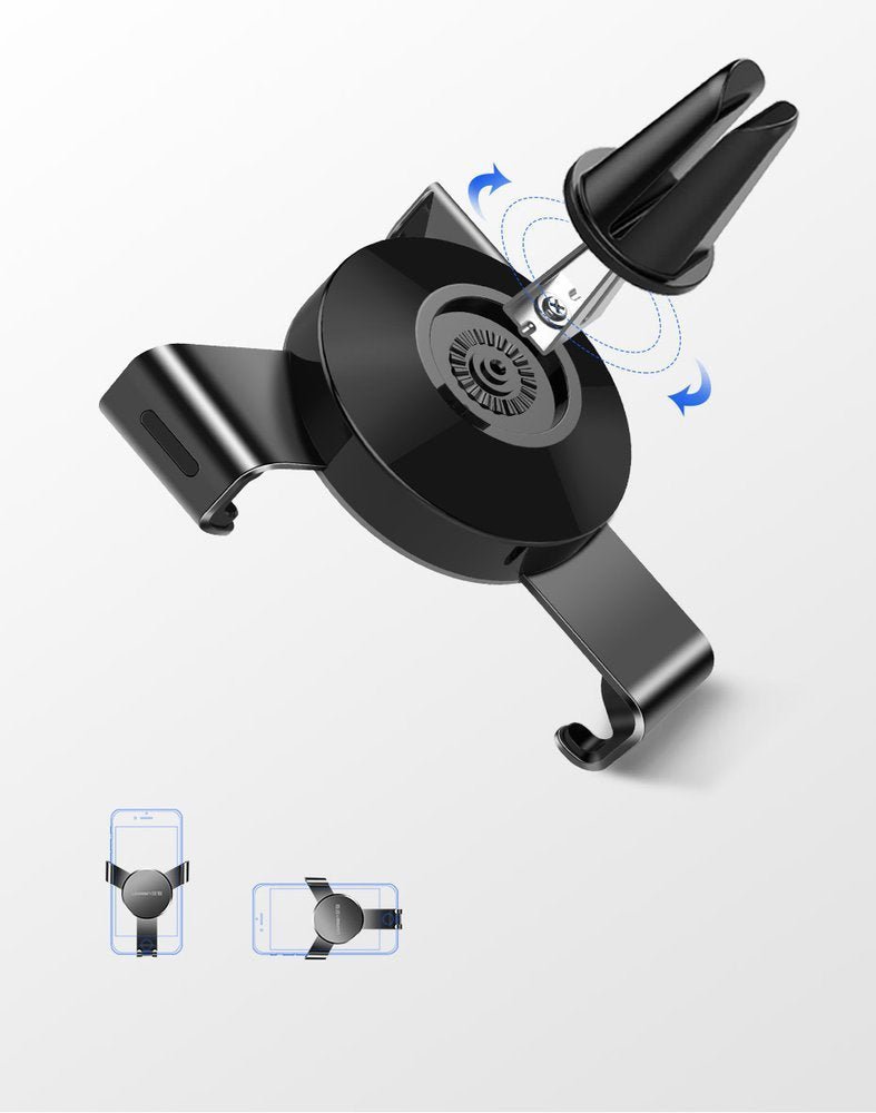 Ugreen Gravity Air Vent Mobile Holder - Universal Βάση Αυτοκινήτου Αεραγωγού - Grey