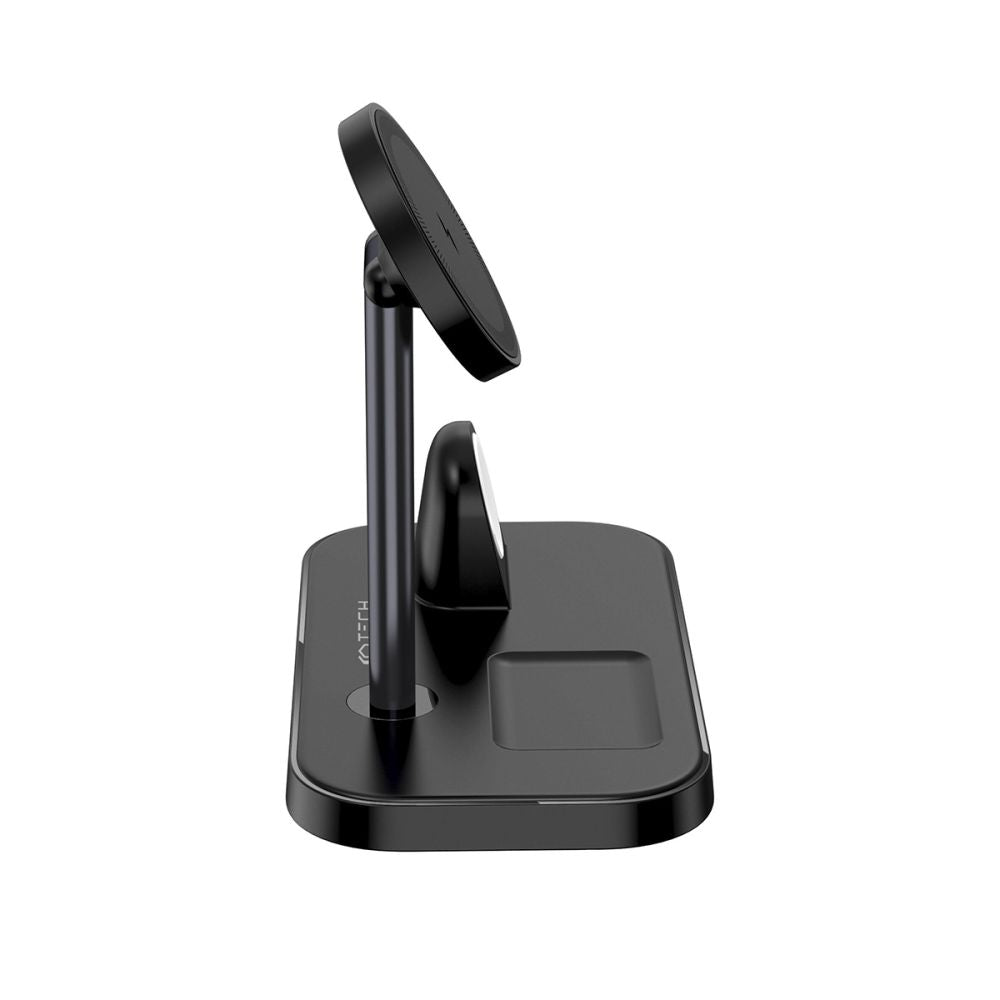 Tech - Protect QI15W A22 3in1 Ασύρματος Μαγνητικός Φορτιστής MagSafe 15W - Black