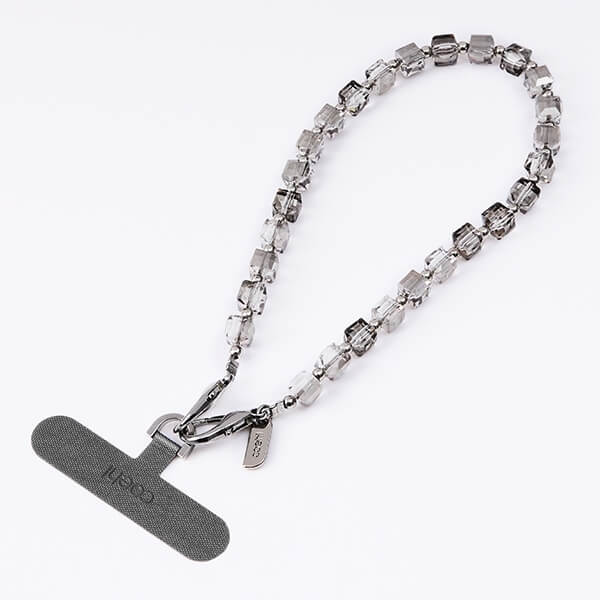 Uniq Coehl Candy Gem Universal Hand Strap - Λουράκι Κινητού για τον Καρπό - Silver