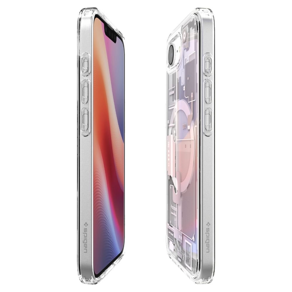 Spigen iPhone 16e Ultra Hybrid Mag Σκληρή Θήκη με Πλαίσιο Σιλικόνης Και MagSafe - Zero One White