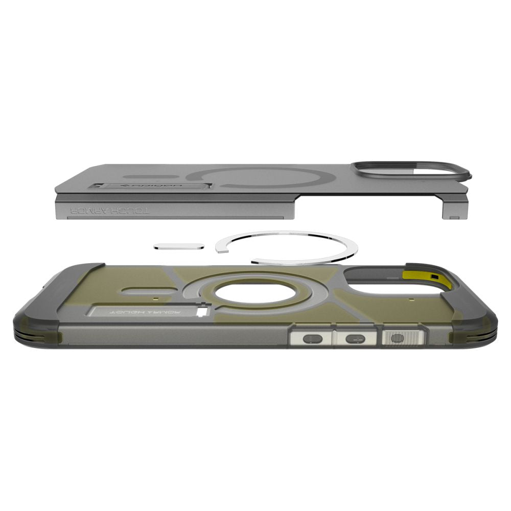 Spigen iPhone 16 Pro Max Tough Armor Mag Σκληρή Θήκη με MagSafe - Frost Black