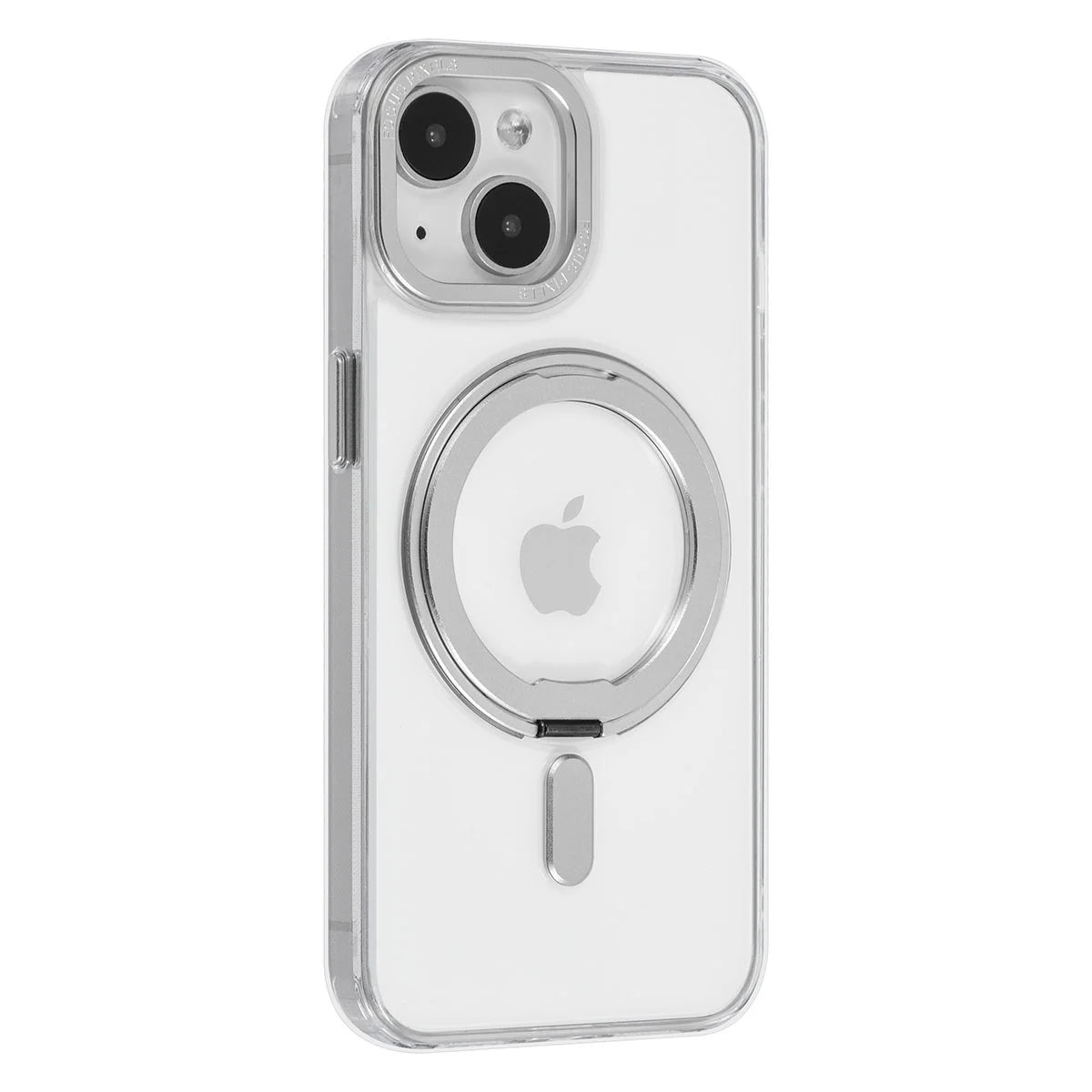 Tuniq iPhone 15 - Σκληρή MagSafe Θήκη με Περιστρεφόμενο Δαχτυλίδι Συγκράτησης - Διάφανη