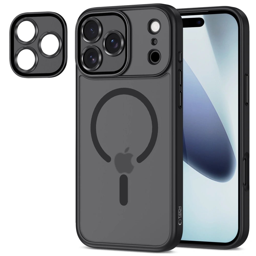 Tech - Protect iPhone 17 Pro - MagCam MagSafe - Σκληρή Θήκη με Πλαίσιο Σιλικόνης και Προστασία Κάμερας - Matte Black