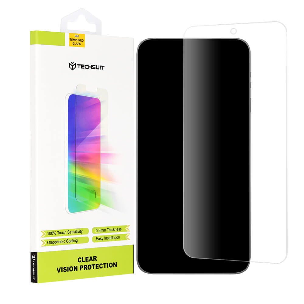 Techsuit Samsung Galaxy A36 5G / A56 5G - Clear Vision - Προστασία Οθόνης με Αντιχαρακτικό Γυαλί - Case Friendly - Διάφανο