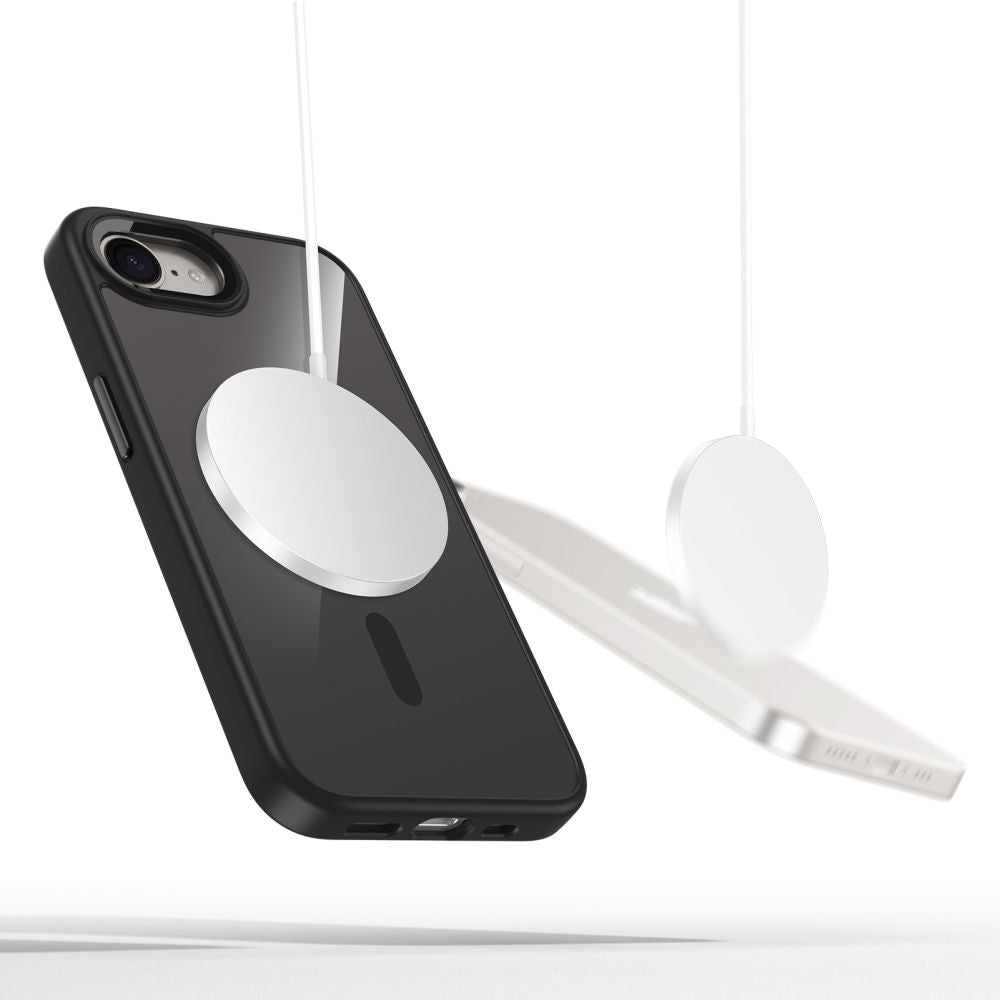 Tech - Protect iPhone 16e MagMat Σκληρή Θήκη με Πλαίσιο Σιλικόνης και MagSafe - Black / Clear