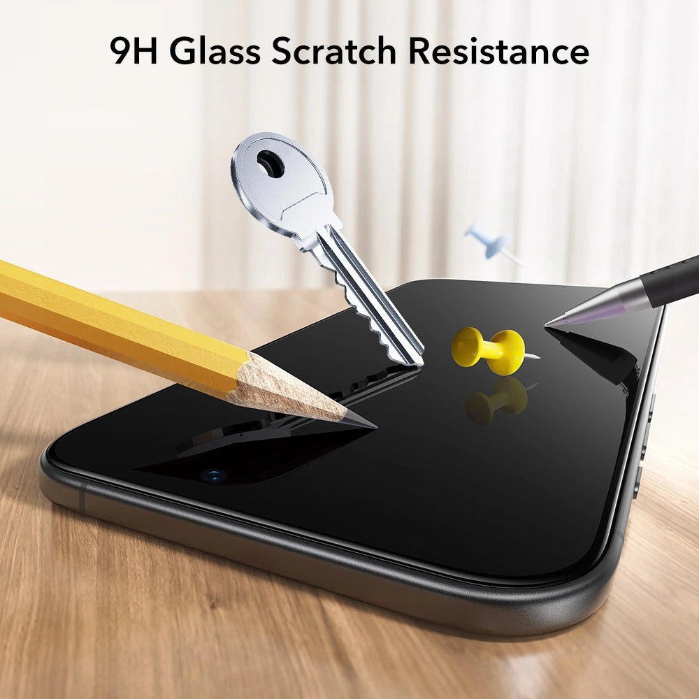 ESR iPhone Air - UltraFit Classic - Full Screen Αντιχαρακτικό Γυαλί Οθόνης - 2 Τεμάχια - Black