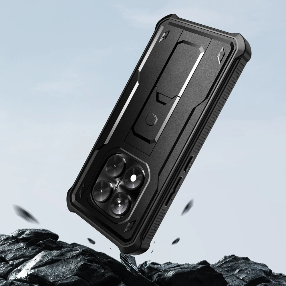 Tech - Protect Xiaomi Redmi Note 14 Pro 5G / Poco X7 Kevlar Pro Θήκη 360 Full Body με Προστασία Οθόνης και Stand - Black