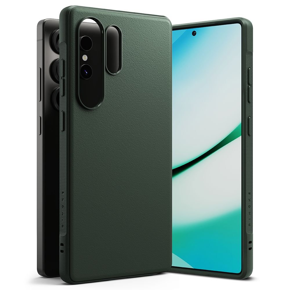 Ringke Samsung Galaxy S25 Ultra Onyx Durable TPU Case Θήκη Σιλικόνης - Dark Green