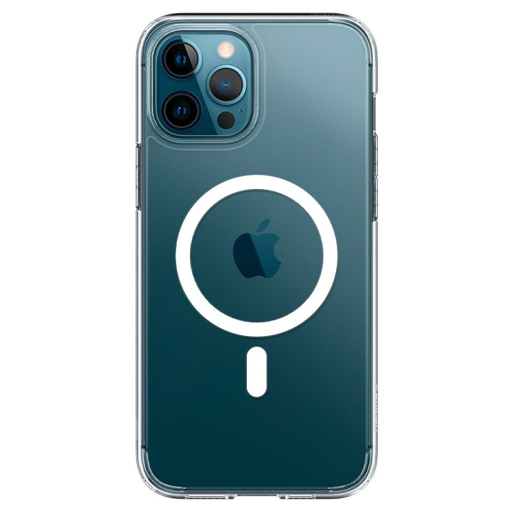 Spigen iPhone 12 / iPhone 12 Pro Ultra Hybrid Mag Σκληρή Θήκη με Πλαίσιο Σιλικόνης Και MagSafe - White / Διάφανη