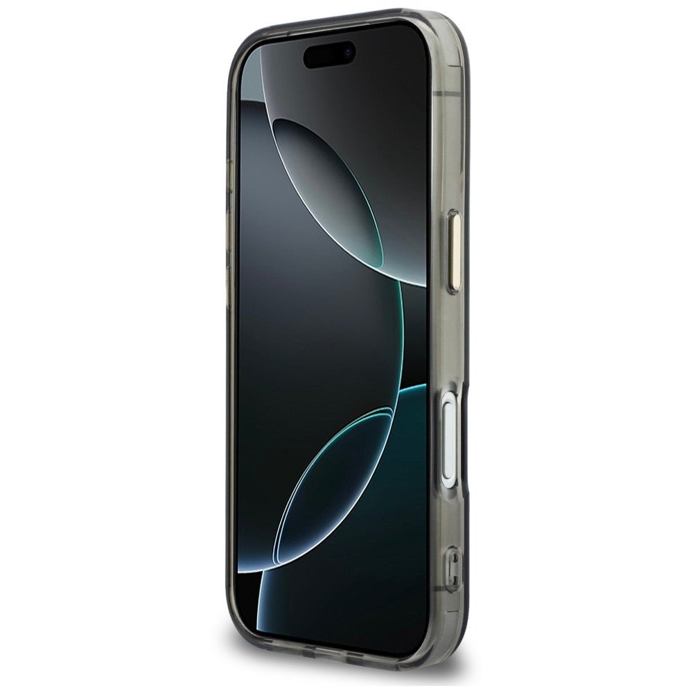 Karl Lagerfeld iPhone 18 Pro / iPhone 17 Pro - Σκληρή Θήκη με Πλαίσιο Σιλικόνης και MagSafe - IML K Head - Black