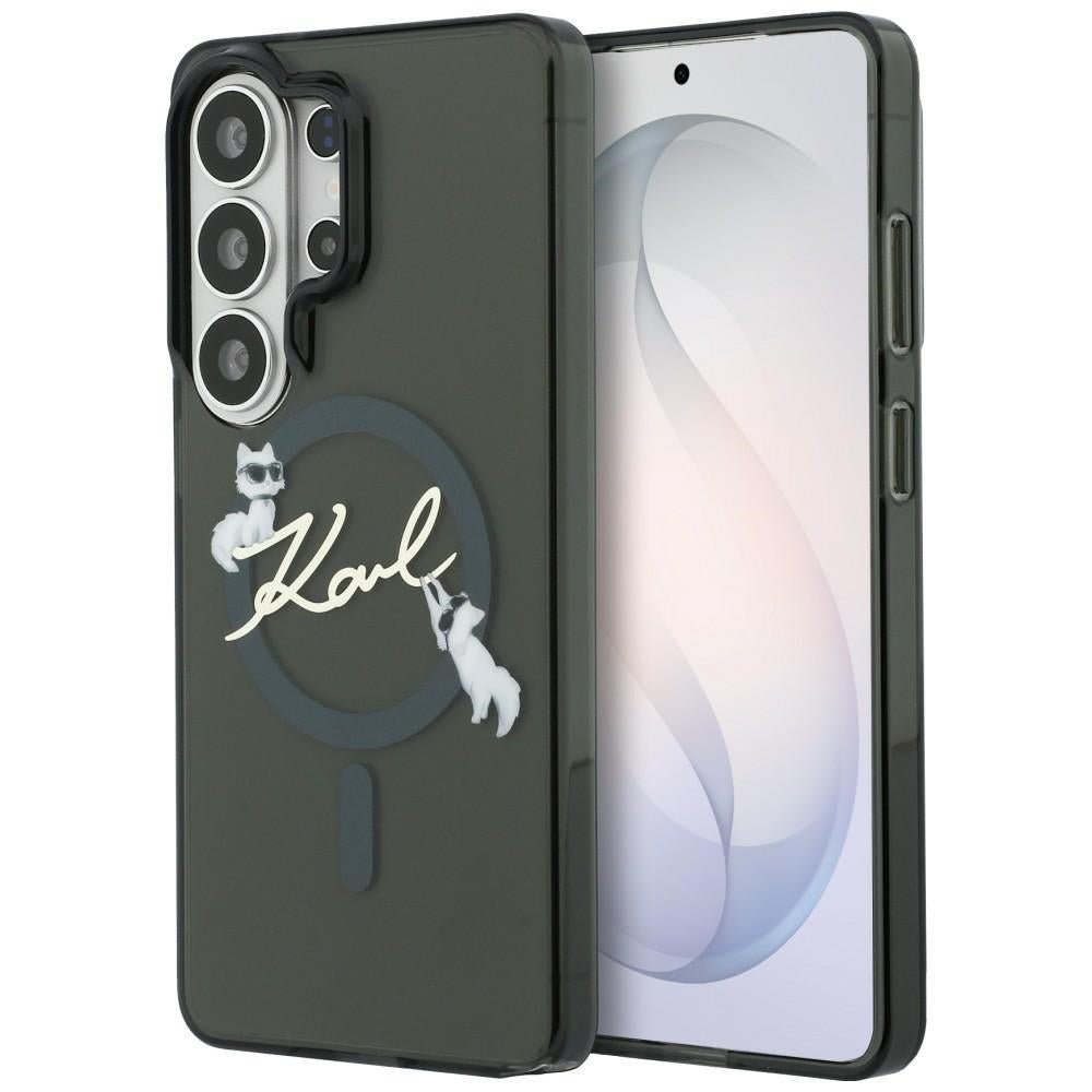 Karl Lagerfeld Samsung Galaxy S26 Ultra - Σκληρή Θήκη με Πλαίσιο Σιλικόνης - IML KC Script MagSafe - Black