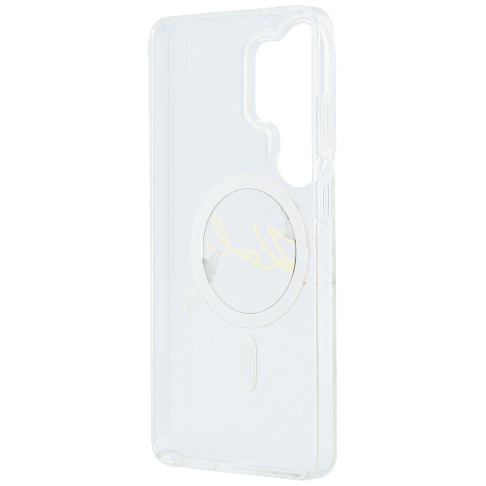 Karl Lagerfeld Samsung Galaxy S26 Ultra - Σκληρή Θήκη με Πλαίσιο Σιλικόνης - IML KC Script MagSafe - Clear