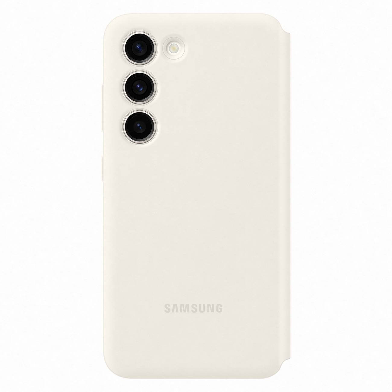 Samsung Smart View Cover Samsung Galaxy S23 Θήκη Πορτοφόλι - Cream - EF - ZS911CUEGWW