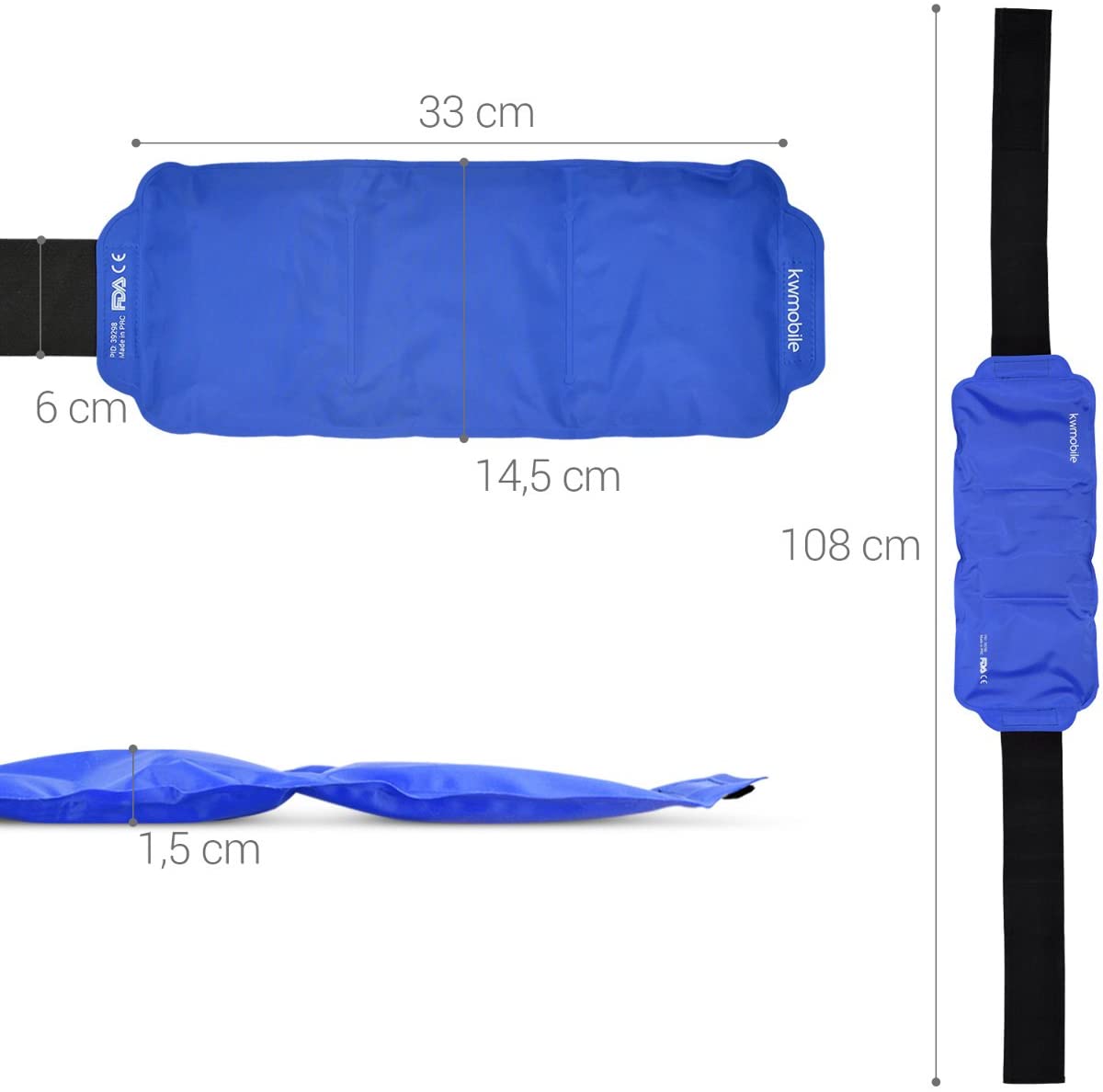 KW Κομπρέσα Gel Με 2 Χρήσεις - Θερμοφόρα ή Παγοκύστη - 39298