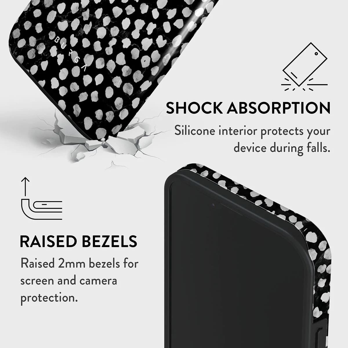 Burga iPhone 14 Plus Fashion Tough Σκληρή Θήκη - Night Sky