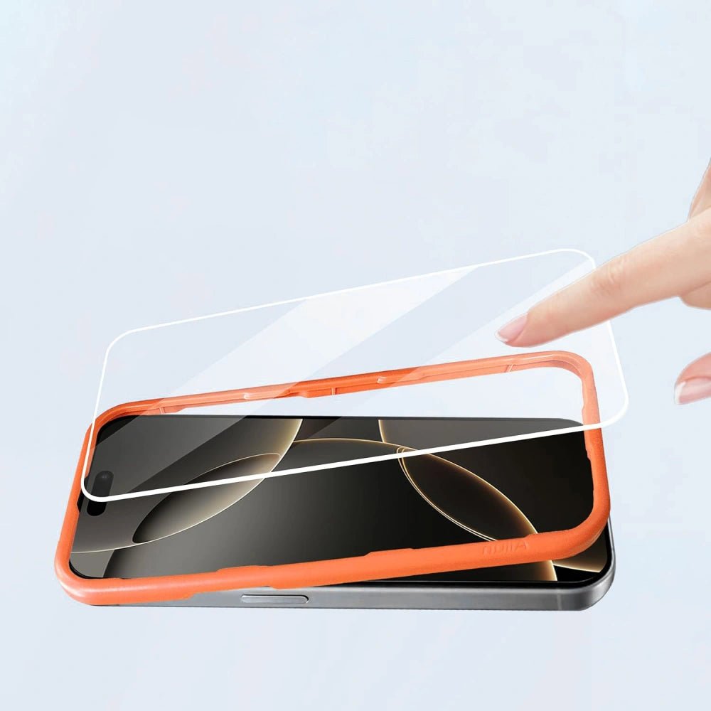 Tech - Protect iPhone 16 Pro Max / iPhone 17 Pro Max Easy Set+ - Σετ με 2 Αντιχαρακτικά Γυαλιά Οθόνης με οδηγό και 1 Αντιχαρακτικό Γυαλί για την Κάμερα - Διάφανα