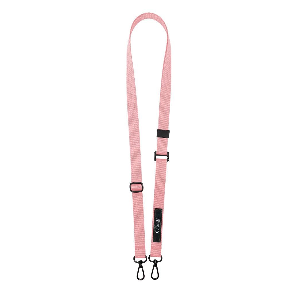 Tech - Protect C6S Rope CrossBody Strap - Universal Λουράκι για Θήκη Κινητού - Baby Pink