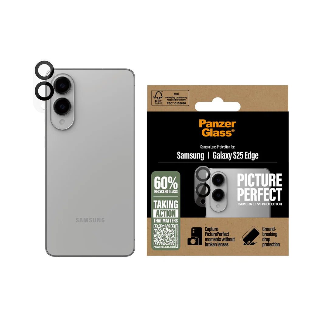 PanzerGlass Samsung Galaxy S25 Edge Picture Perfect Αντιχαρακτικό Γυαλί για την Κάμερα - Διάφανο