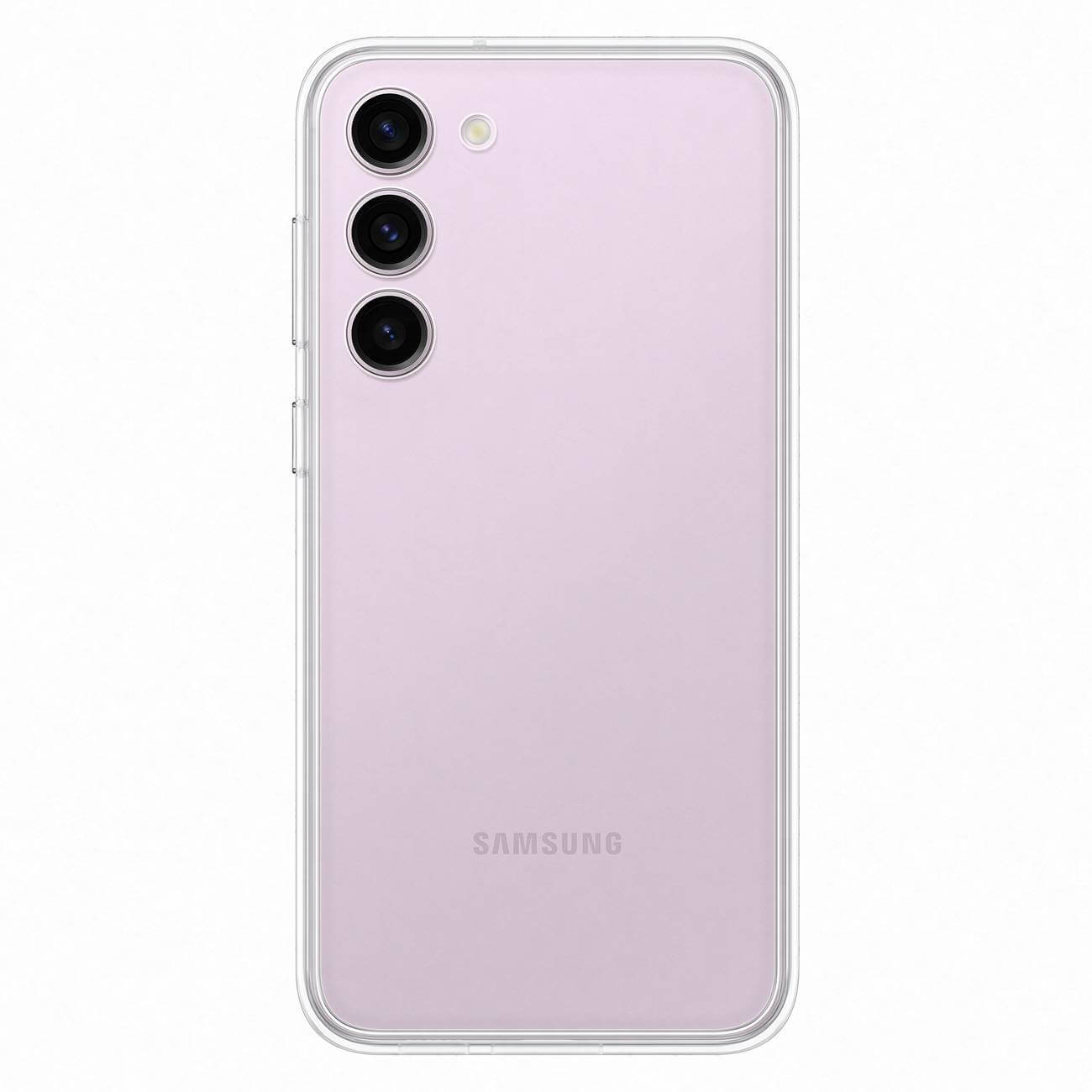 Samsung Frame Cover Samsung Galaxy S23+ Σκληρή Θήκη με Πλαίσιο Σιλικόνης - White - EF - MS916CWEGWW