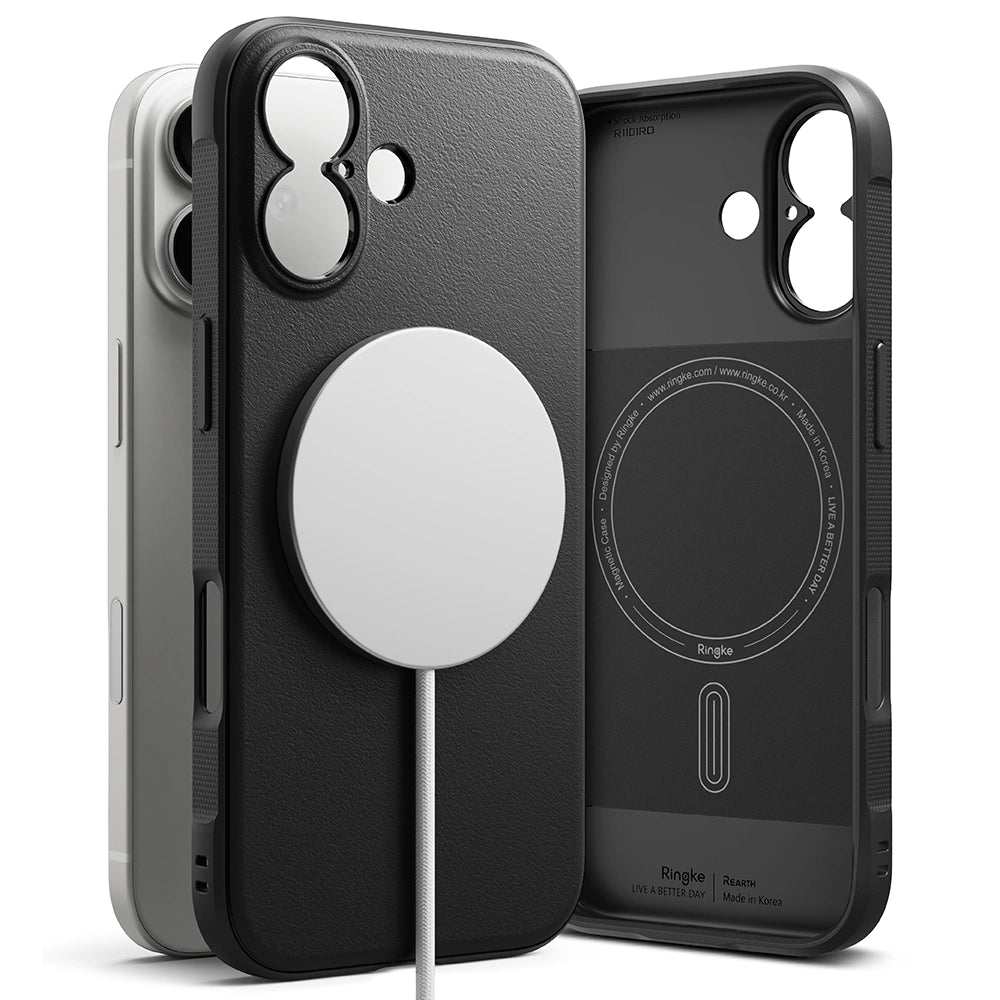 Ringke iPhone 17 - Onyx Magnetic MagSafe Θήκη Σιλικόνης - Black