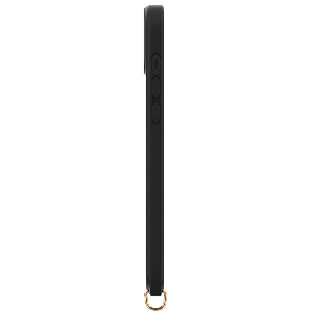Spigen Cyrill iPhone 14 Classic Charm Mag Σκληρή Θήκη MagSafe με Πλαίσιο Σιλικόνης και Λουράκι - Black