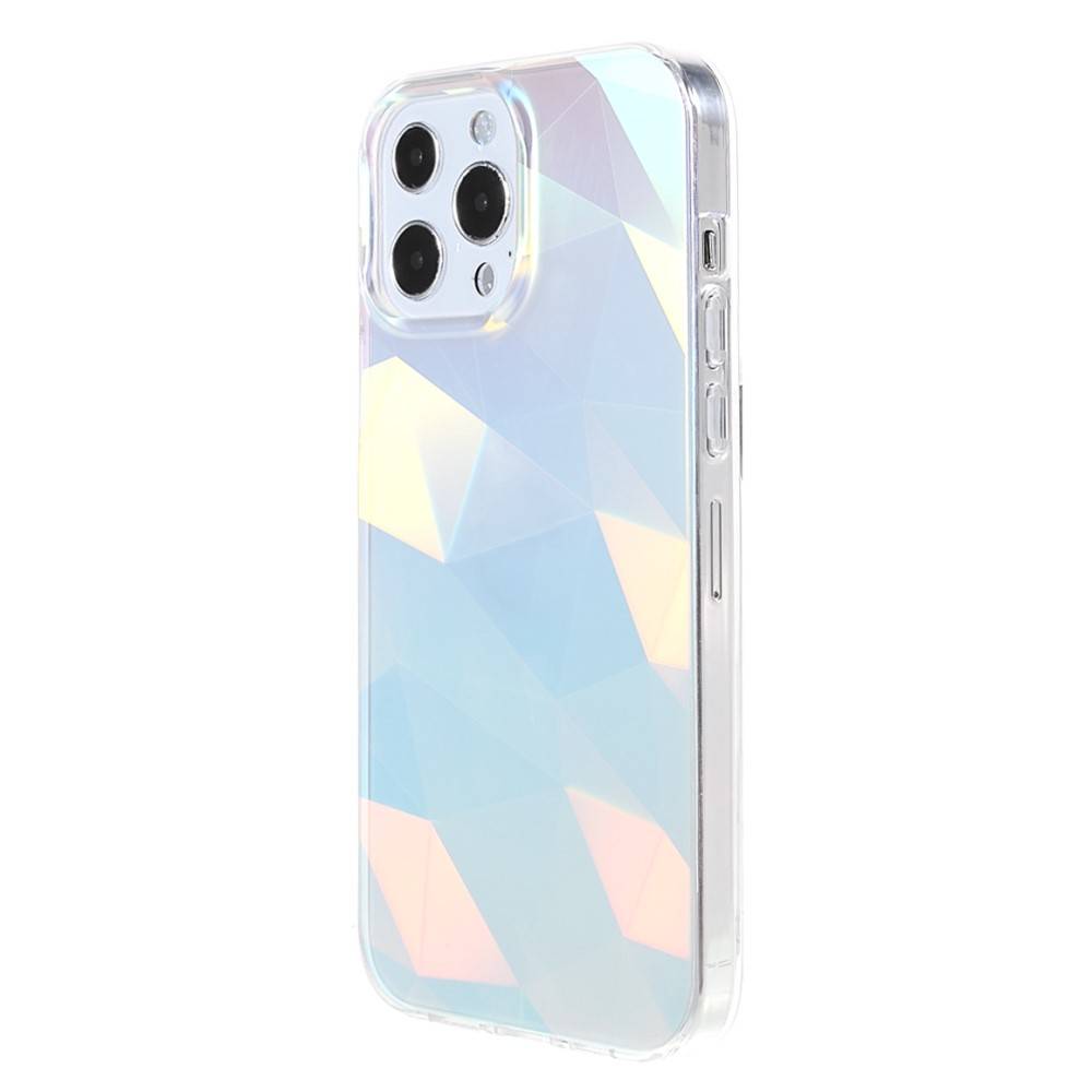 Kingxbar iPhone 13 Pro Streamer Series Σκληρή Θήκη με Πλαίσιο Σιλικόνης - Lattice Pattern - Multicolor